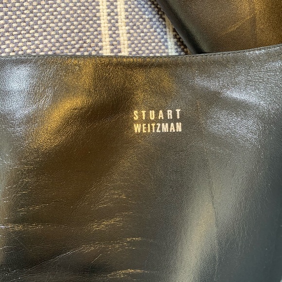STUART WEITZMAN Black Leather High Heeled Boots - Picture 7 of 8